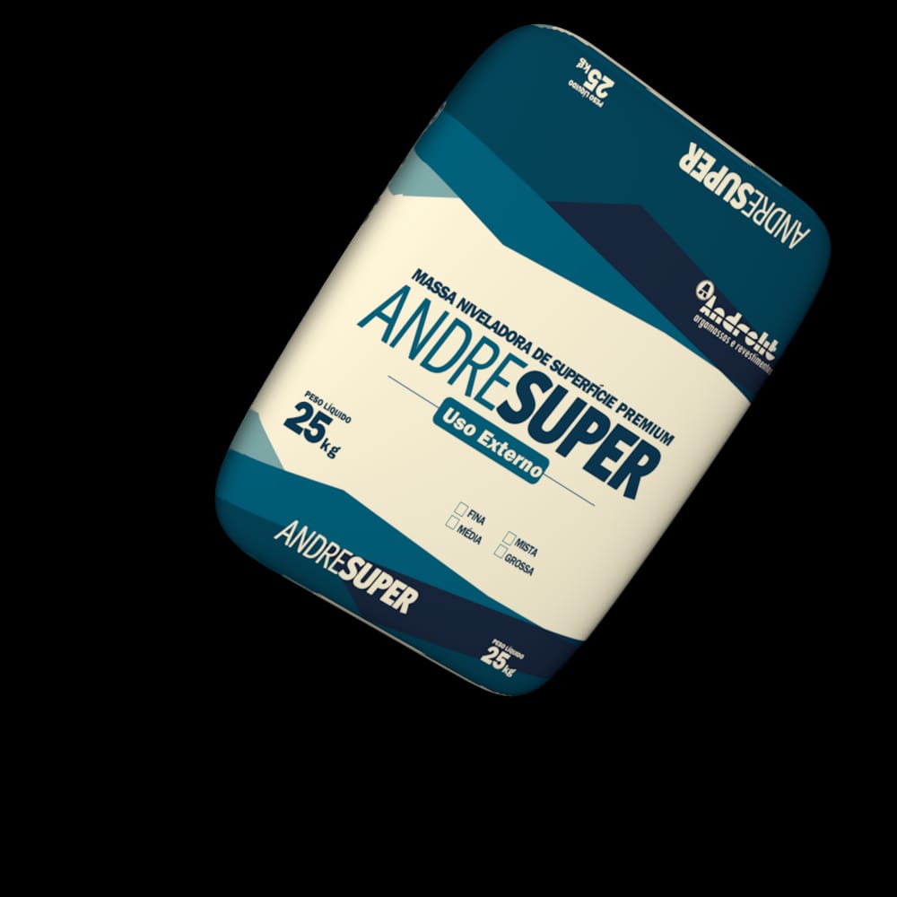 ANDRESUPER NIVELADORA DE SUPERFÍCIES - MISTA EXTERNA 25 KG