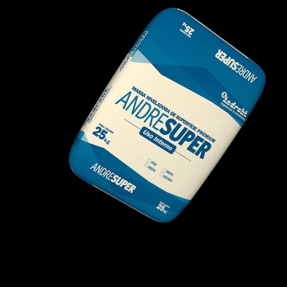 ANDRESUPER NIVELADORA DE SUPERFÍCIES - FINA INTERNA 25 KG